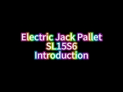 1500kg 3000kg Elektrik Gücü Palet Jack Kamyon Piyadeci kaldırma yüksekliği 200mm