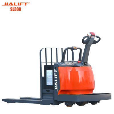Kalite  3 Ton Stand-On Electric Pallet Truck Rated Traction Lift Height 233mm Fabrika