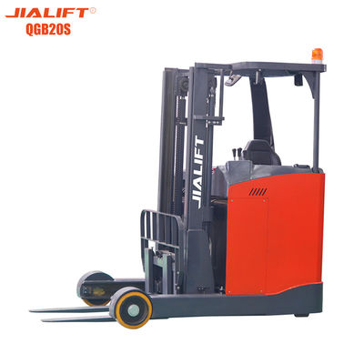Kalite  11kw Electric Stacker Forklift 1300kg Standing On 1300kg Lifting Height 4.5m Fabrika